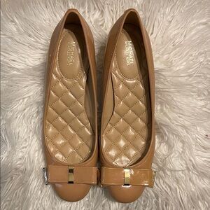 Michael Kors Camel Patent Leather 2in. Heel